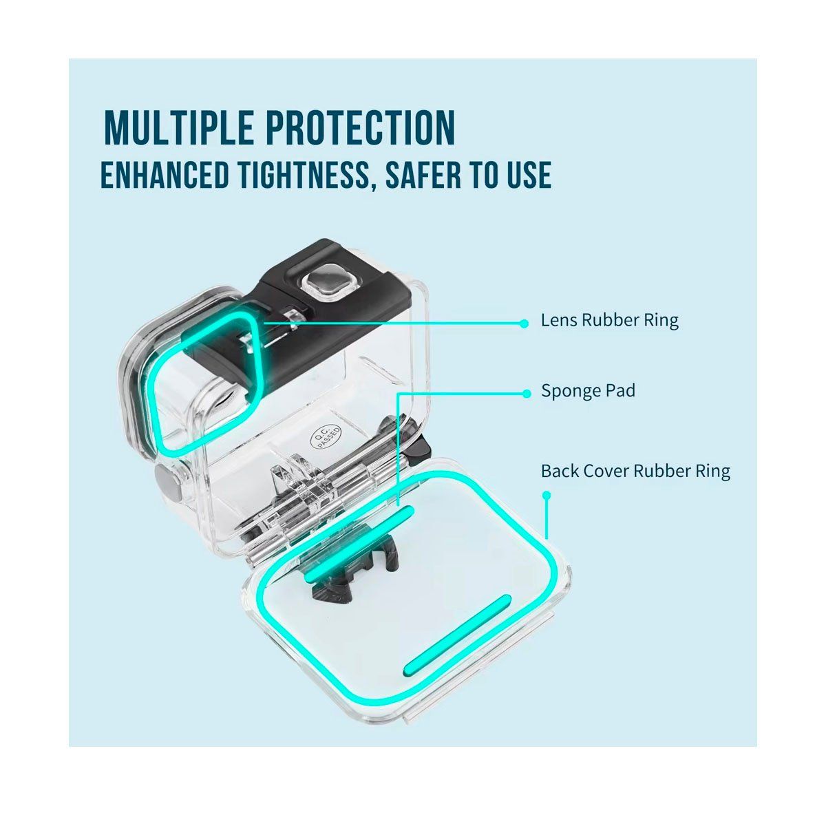 SHOOT - Case Supersuit para Gopro Hero 13, 12, 11,10 y 9 Black