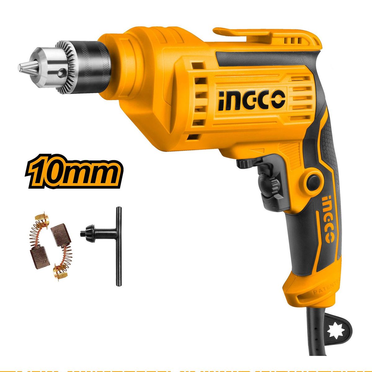 INGCO TOOLS - TALADRO PERCUTOR 500W ELÉCTRICO 10MM INNDUSTRIAL INGCO - ED50028