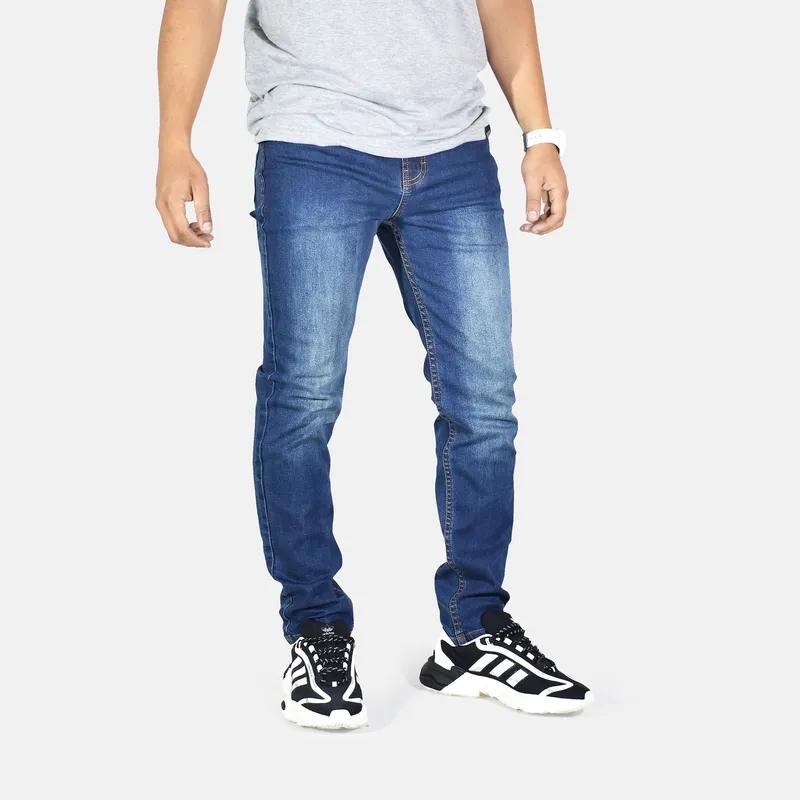 YONISTERS CLOTHING - Denim Jean Semipitillo Stretch Yonisters Clothing Verde