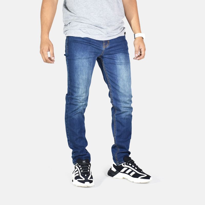 YONISTERS CLOTHING - Denim Jean Semipitillo Stretch Yonisters Clothing Verde