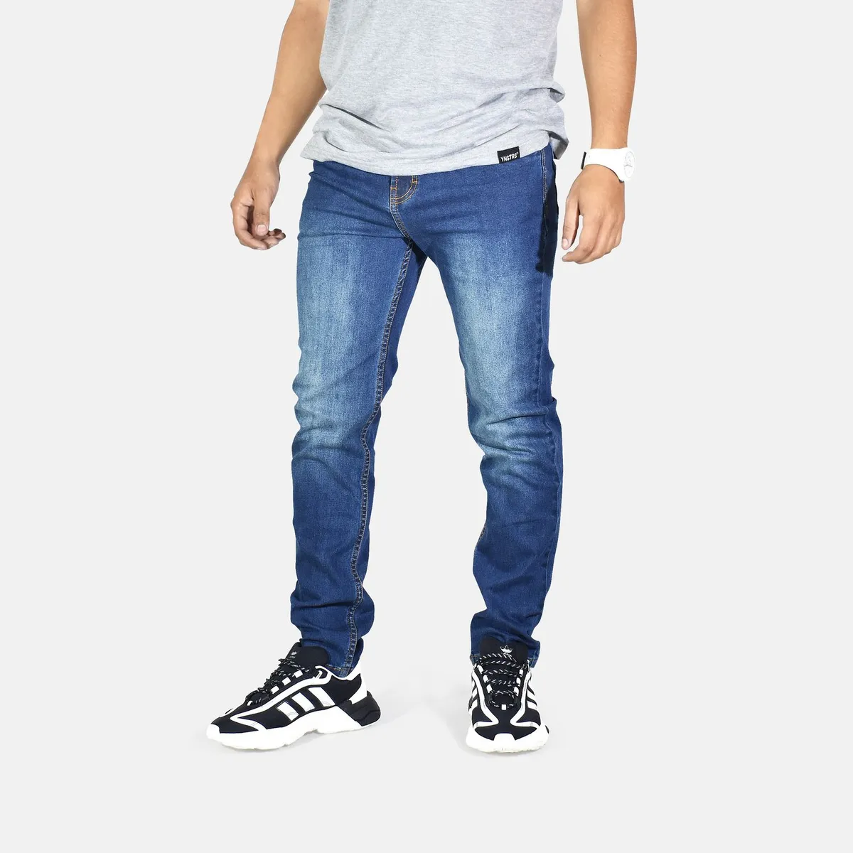 YONISTERS CLOTHING - Denim Jean Semipitillo Stretch Yonisters Clothing Verde