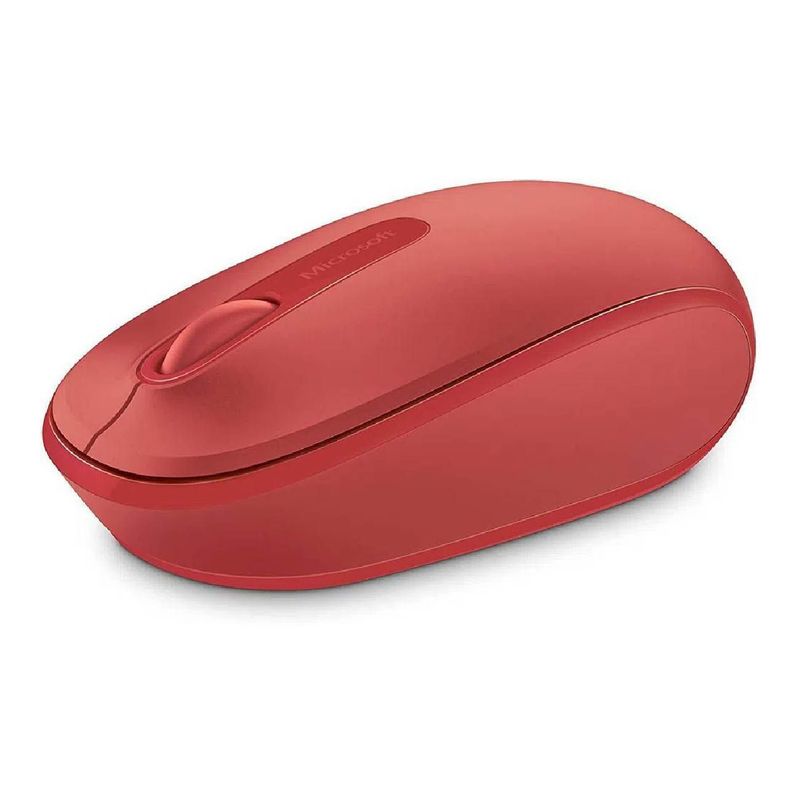 MICROSOFT - Mouse Microsoft Mobile 1850 Wireless Rojo