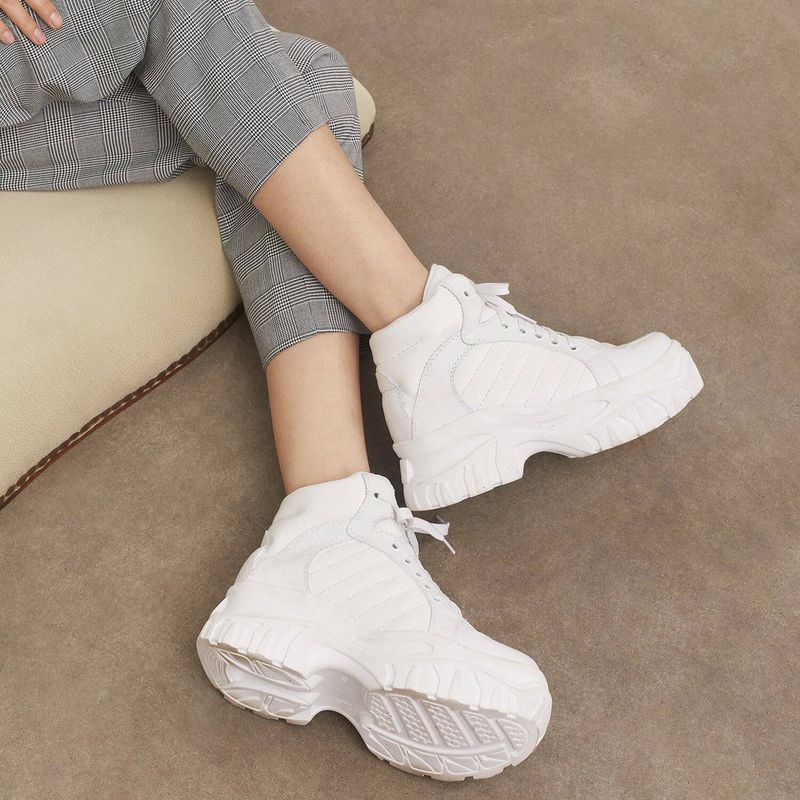 Zapatillas Chunky Urbanas De Moda Para Mujer Matisma Lilia Blanco