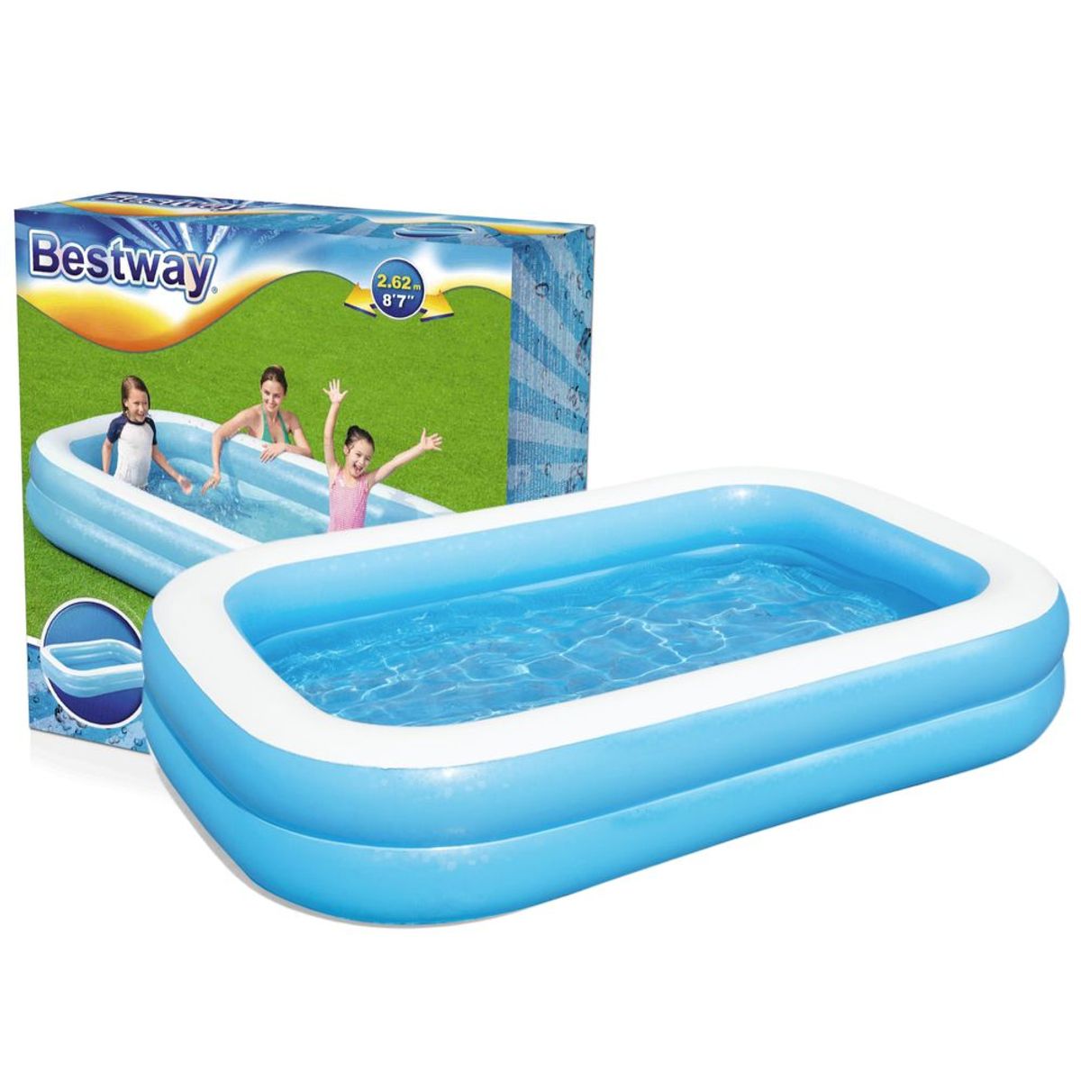 BESTWAY - Bestway- piscina inflable 262x175x51