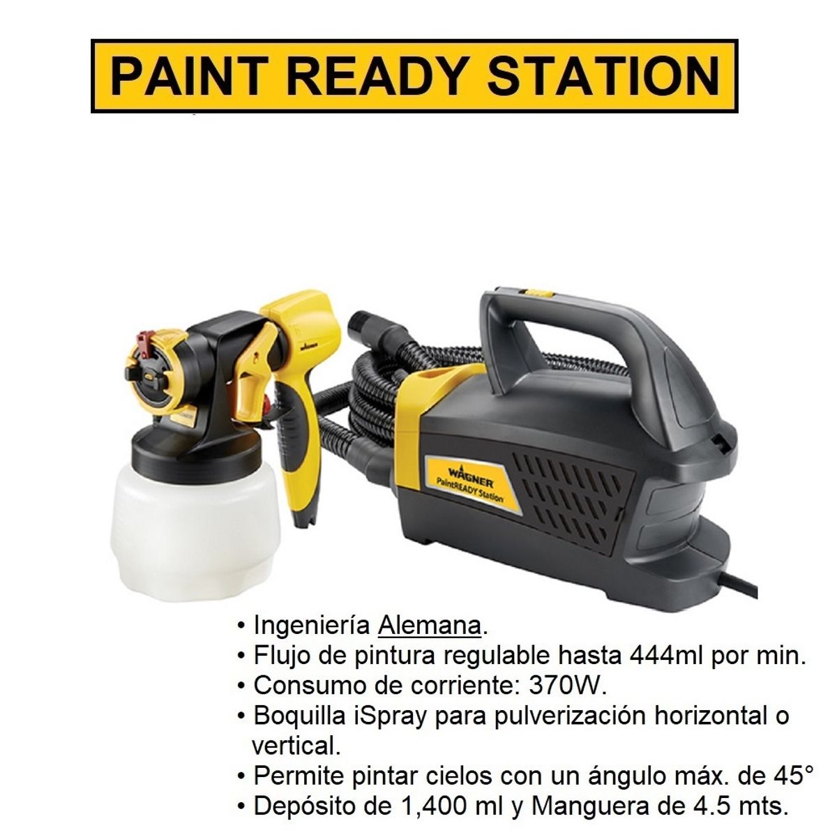 WAGNER - Pistola para Pintar Wagner - PAINT READY STATION