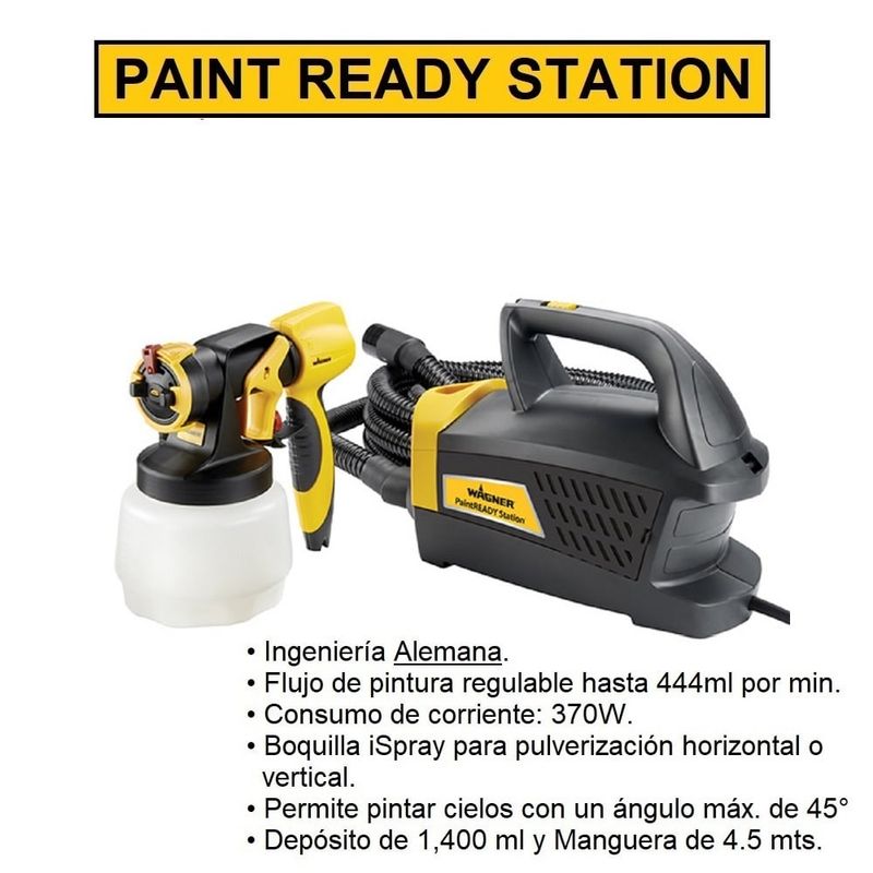 WAGNER - Pistola para Pintar Wagner - PAINT READY STATION