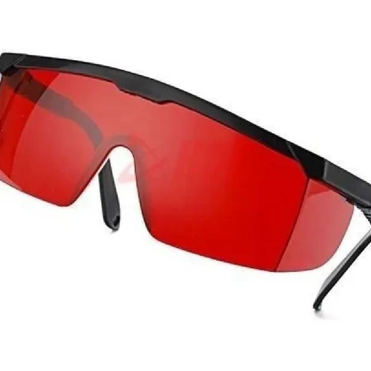 GENERICO - Lentes de Seguridad 2A04-01 Protectores de Luz Ultravioleta Color Rojo