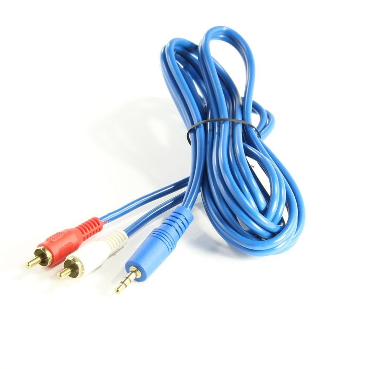 GENERICO - Cable Audio Jack Macho 3.5mm A 2 Rca 1.5 Mt Sonido Estereo