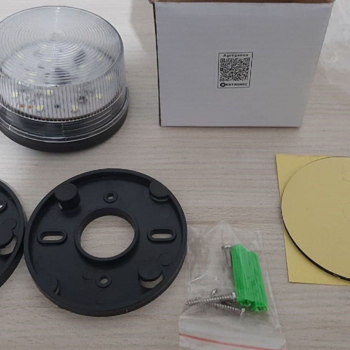 GENERICO - Sirena Estroboscópica Bestronic Circulina con cable 12v