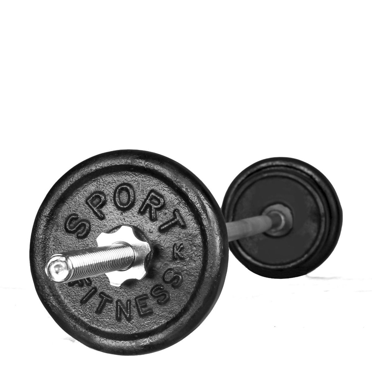 URBAN FIT - Banca para pecho importado  + set de pesas 22 kg + barra recta 1.80 cm