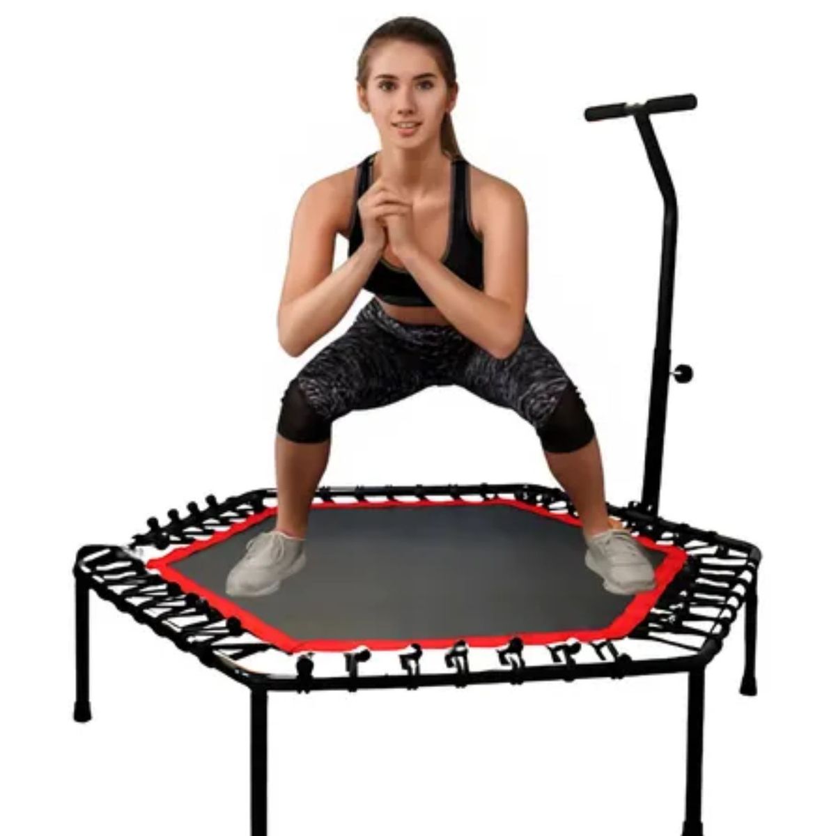 URBAN FIT - Trampolín Hexagonal saltarin con Agarre