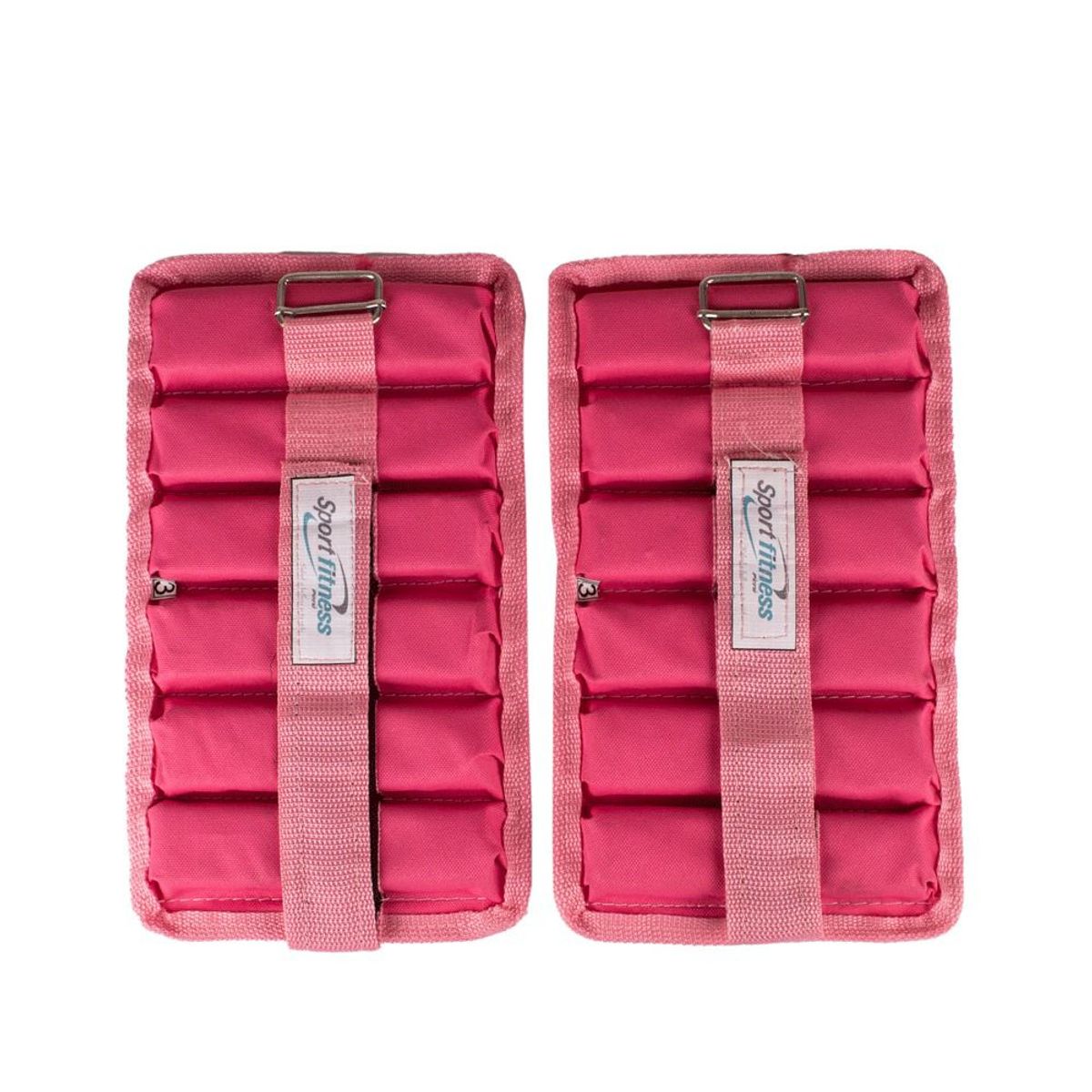 URBAN FIT - Tobillera ajustable con peso metal rosado - 3kg