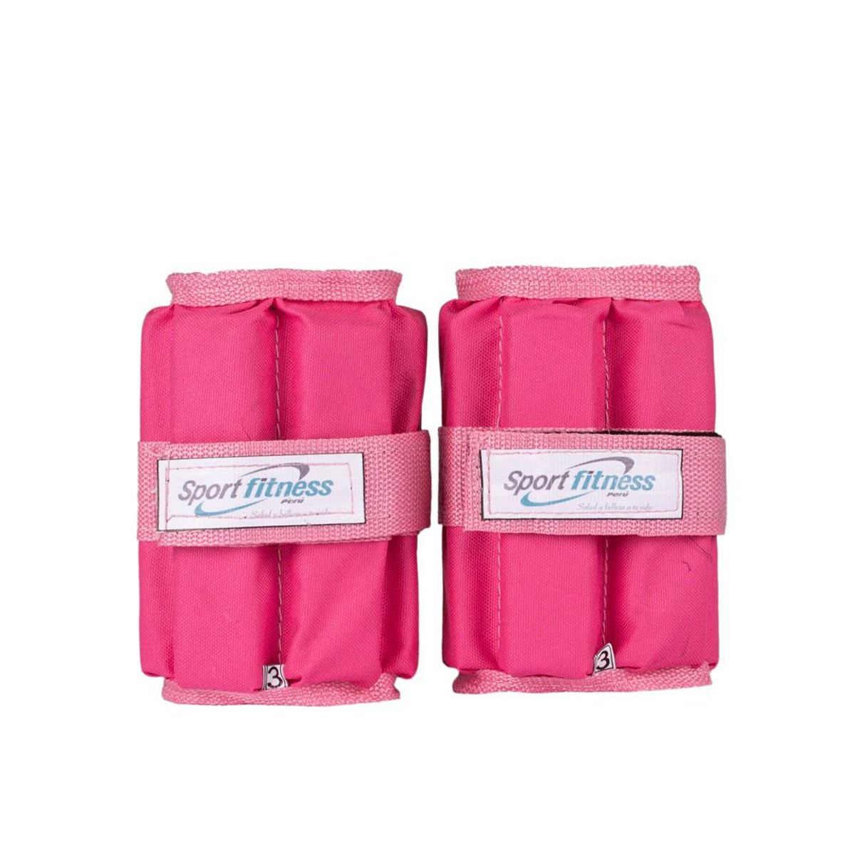 URBAN FIT - Tobillera ajustable con peso metal rosado - 3kg