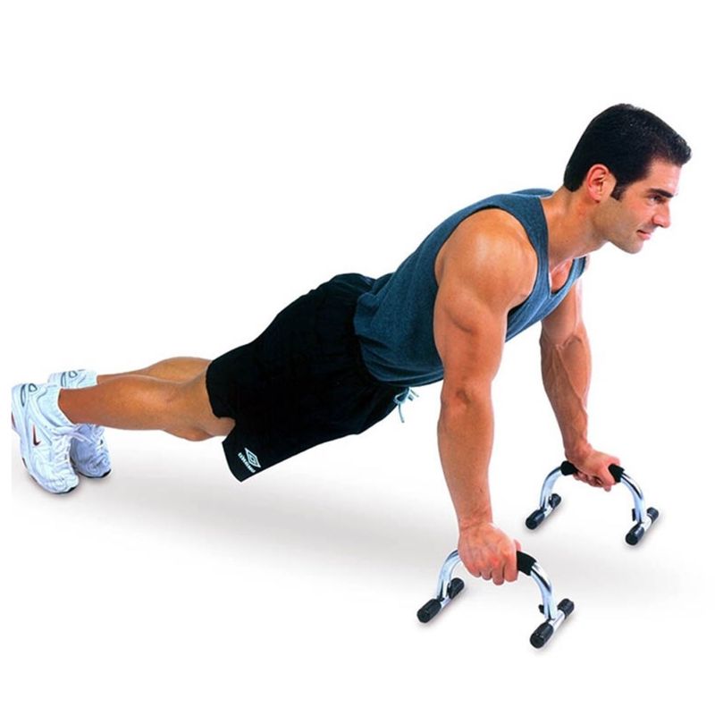 SPORT FITNESS - Plancheras de aluminio - plata y negro