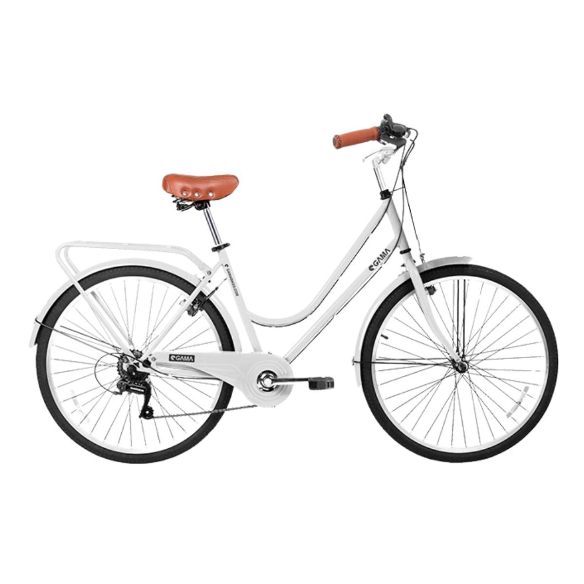 URBAN FIT - Bicicleta paseo retro lady aro 26 sport fitness - blanco