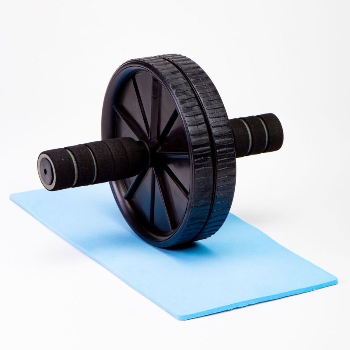 URBAN FIT - Rueda abdominal con almohadilla protectora  - Negro