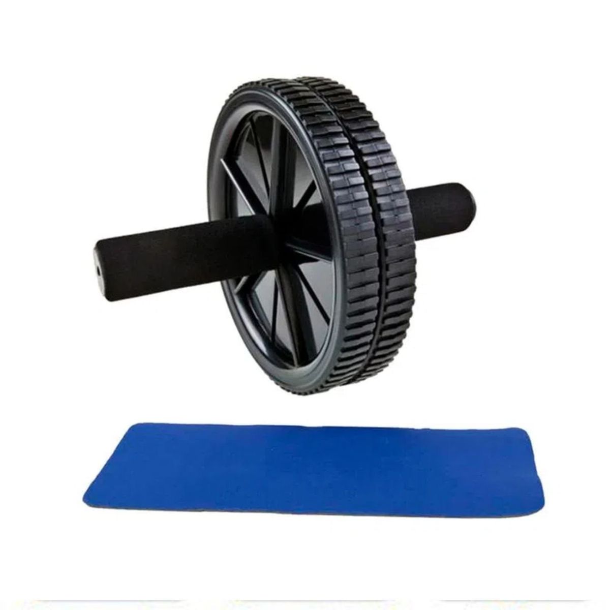 URBAN FIT - Rueda abdominal con almohadilla protectora  - Negro