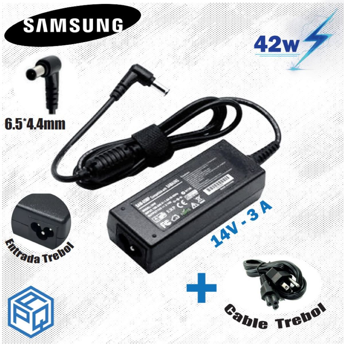 SAMSUNG - CARGADOR GENERICO SAMSUNG 14v 3A 42w - 6.5 X 4.4mm 42W