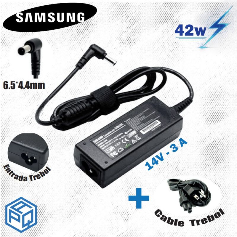 SAMSUNG - CARGADOR GENERICO SAMSUNG 14v 3A 42w - 6.5 X 4.4mm 42W