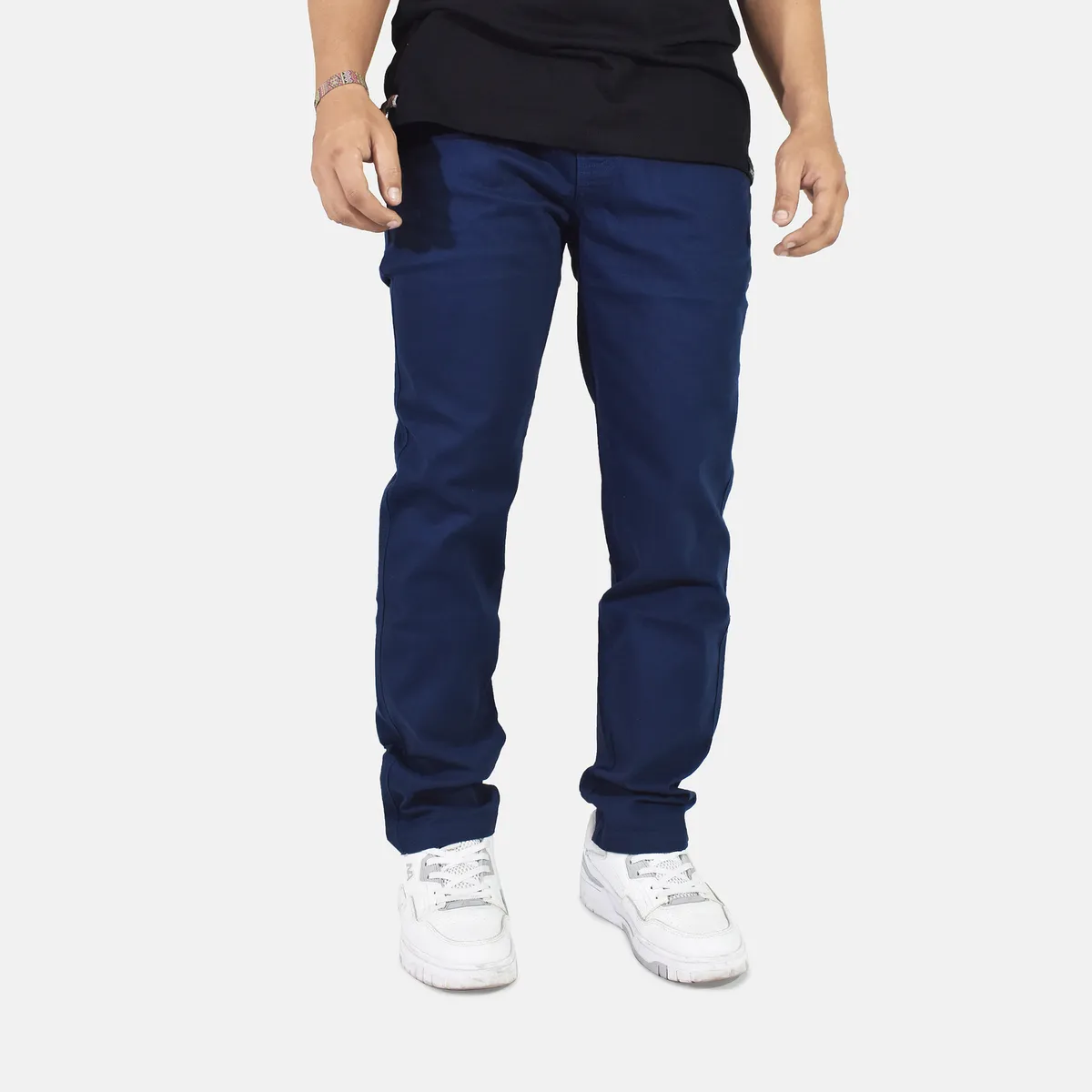 YONISTERS CLOTHING - Pantalón Drill Semipitillo Stretch Yonisters Clothing Azul