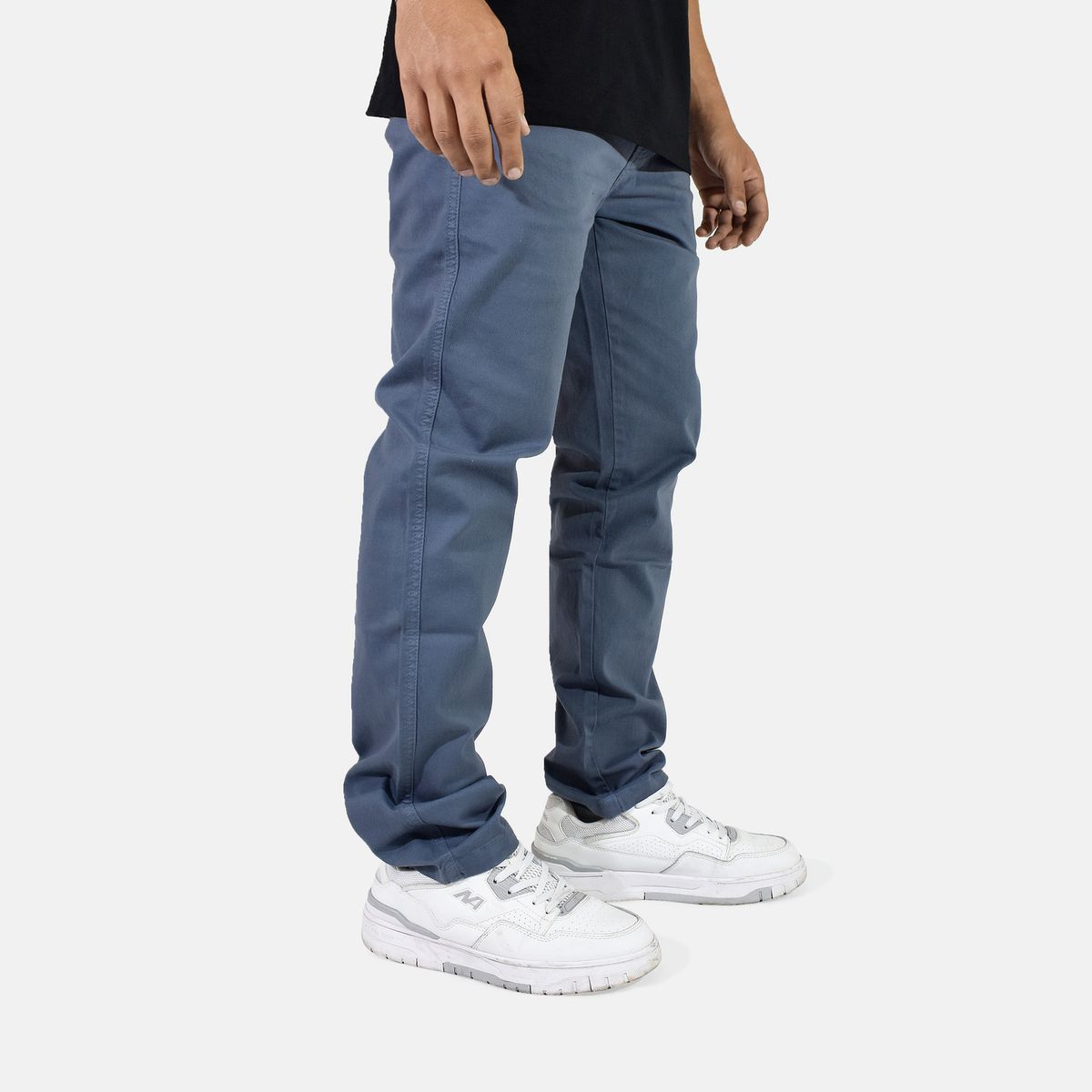 YONISTERS CLOTHING - Pantalón Drill Semipitillo Stretch Yonisters Clothing Plomo Claro