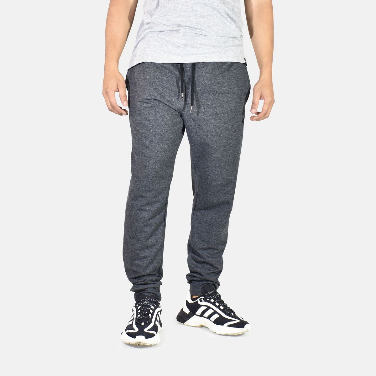 YONISTERS CLOTHING - Jogger Básico de Algodón Yonisters Clothing Charcoal