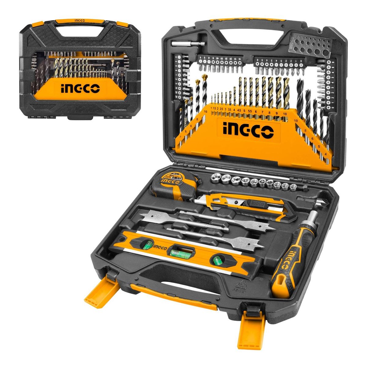 INGCO TOOLS - SET 86 ACCESORIOS MECHAS BROCAS PUNTAS HERRAMIENTA INGCO - HKTAC010861