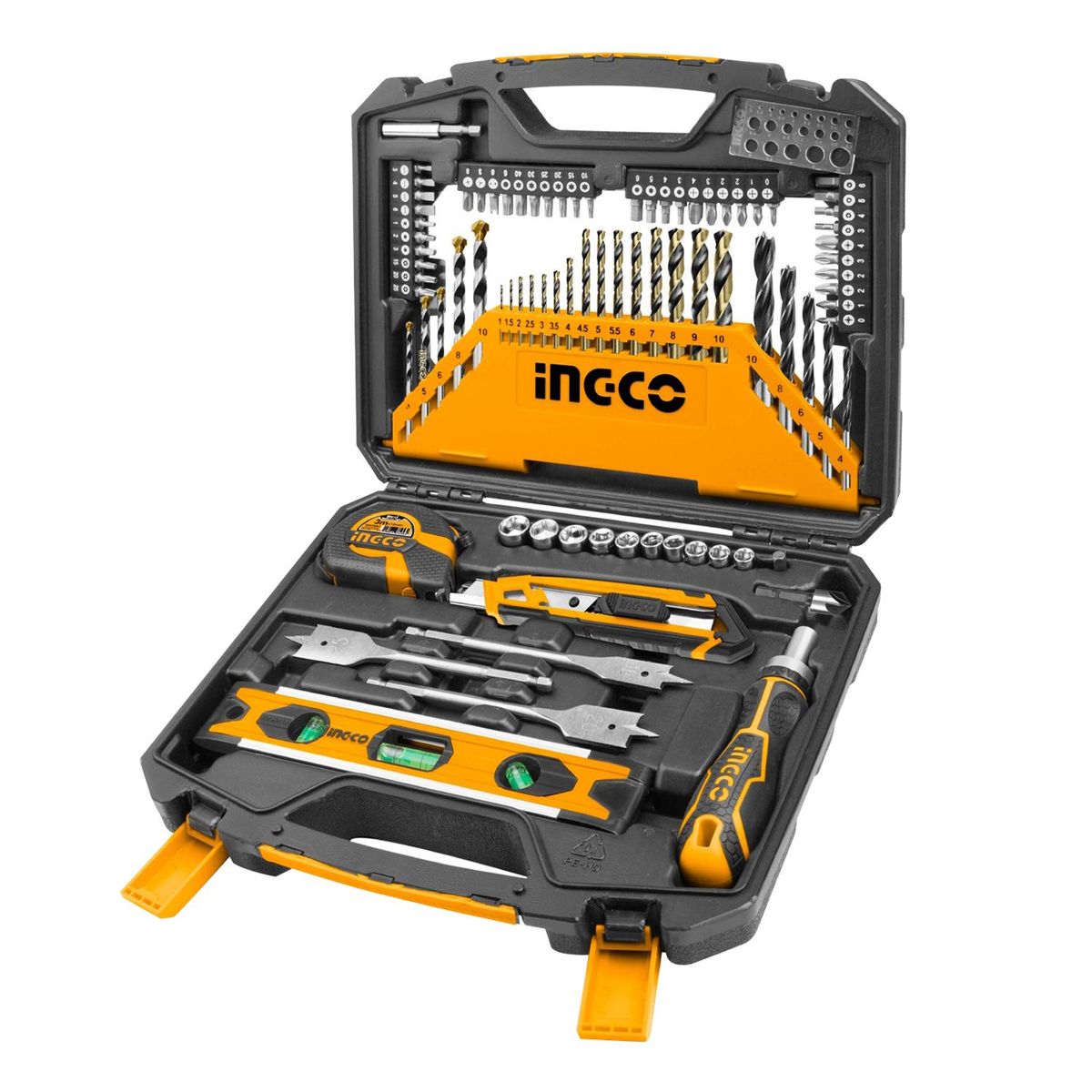 INGCO TOOLS - SET 86 ACCESORIOS MECHAS BROCAS PUNTAS HERRAMIENTA INGCO - HKTAC010861