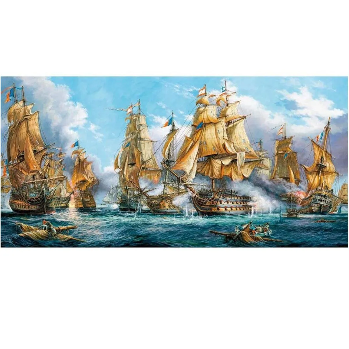 GENERICO - Rompecabezas Naval Battle 4000 Piezas - Castorland