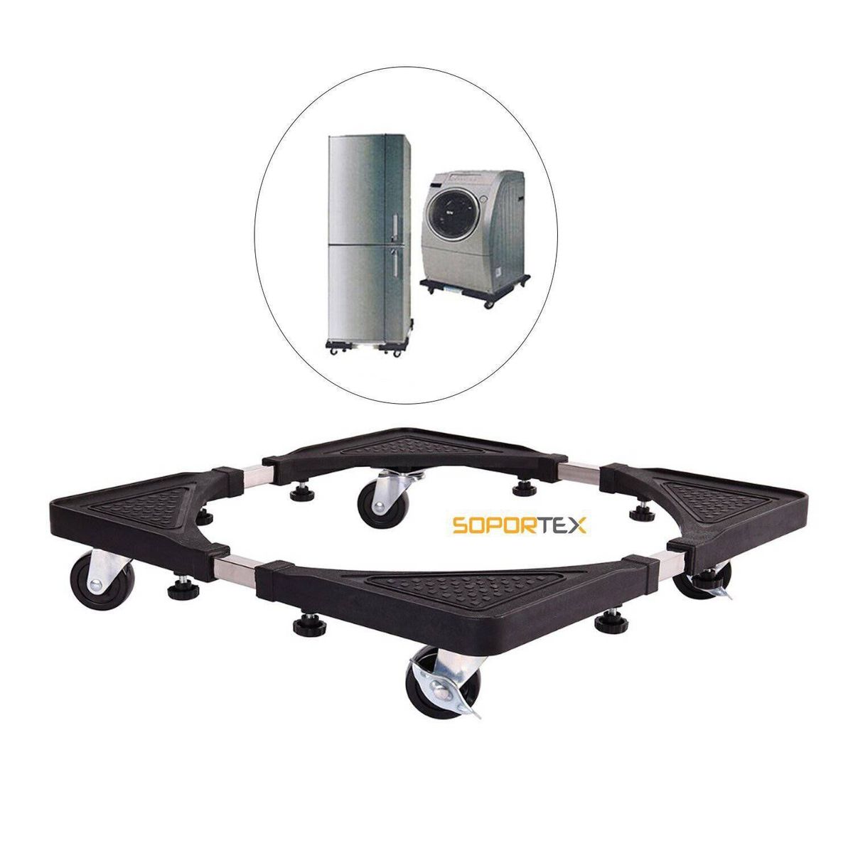 SOPORTEX - Base Móvil Multifuncional Soporte SMS-01M