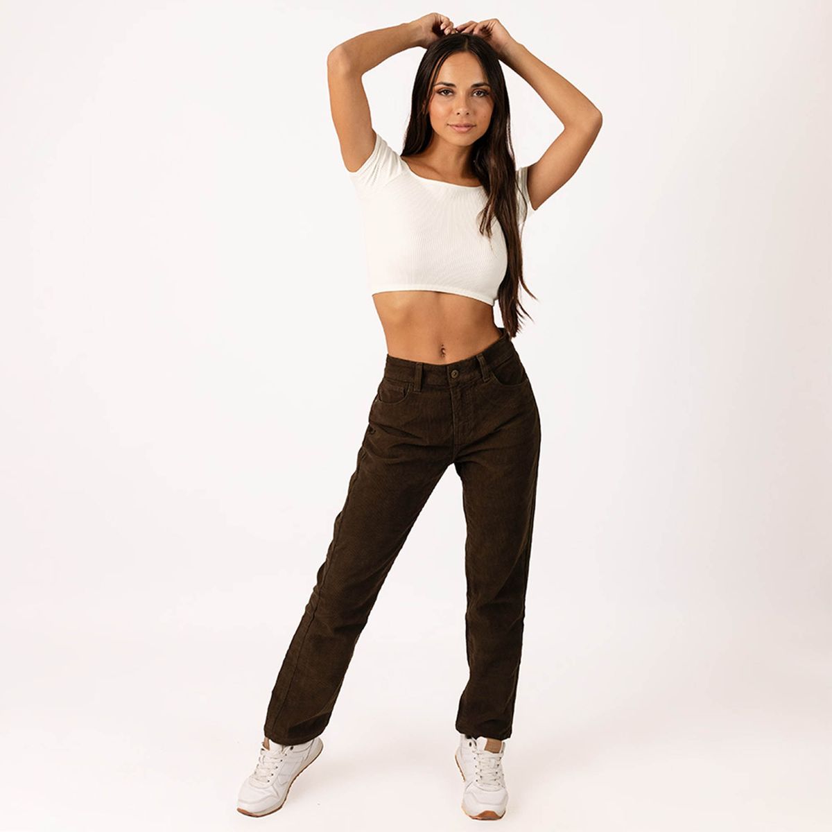 COTTON'S JEANS - Pantalón Mom Mujer Cottons Jeans Sabina Negro