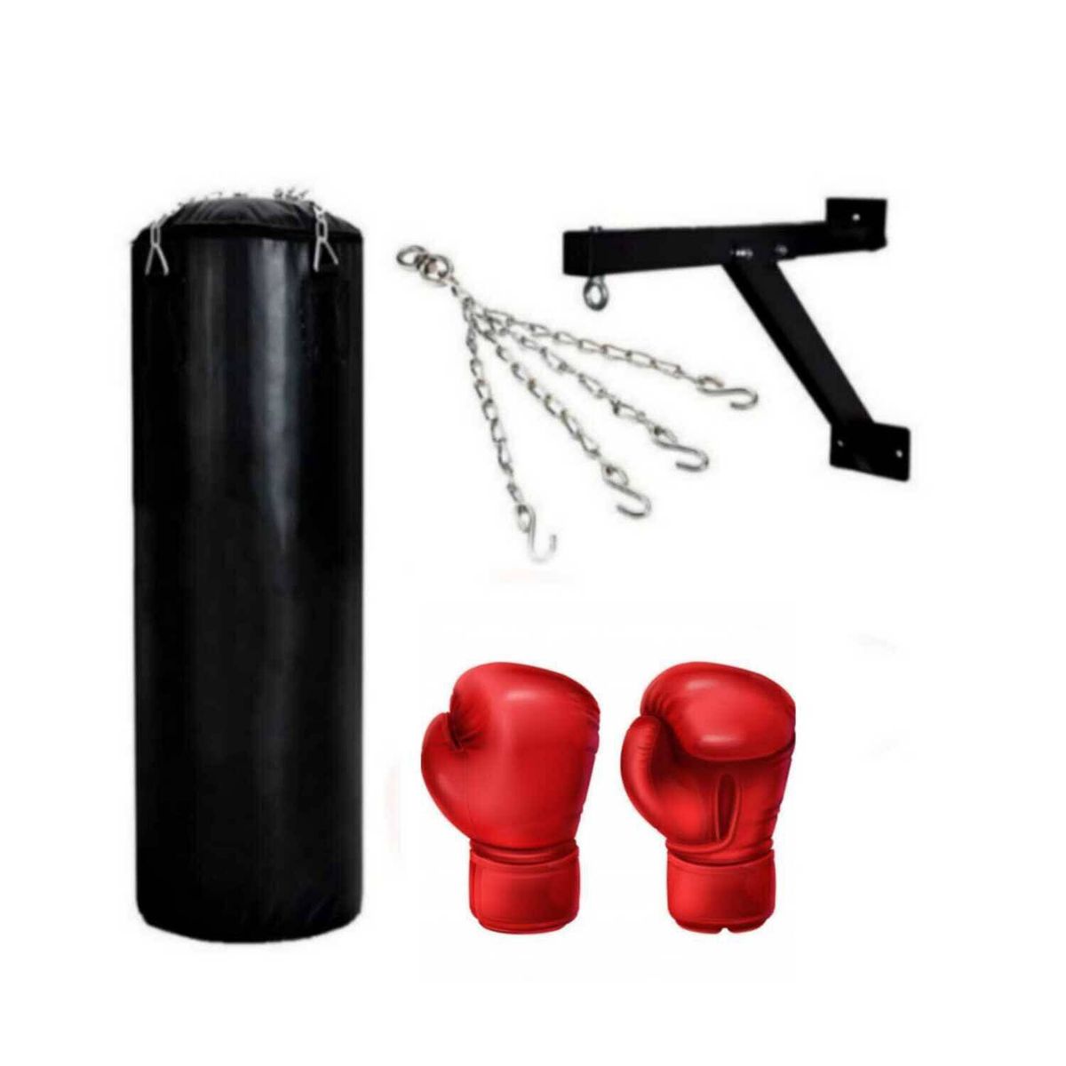 GENERICO - Saco box vacío de 1 metro + accesorios