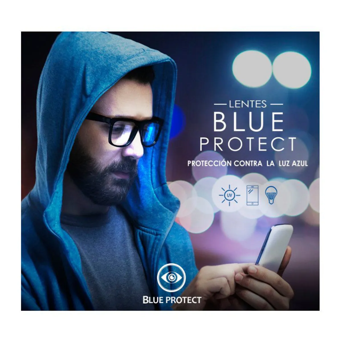 GENERICO - Lentes para computadora protección filtro azul luz blue proteccion