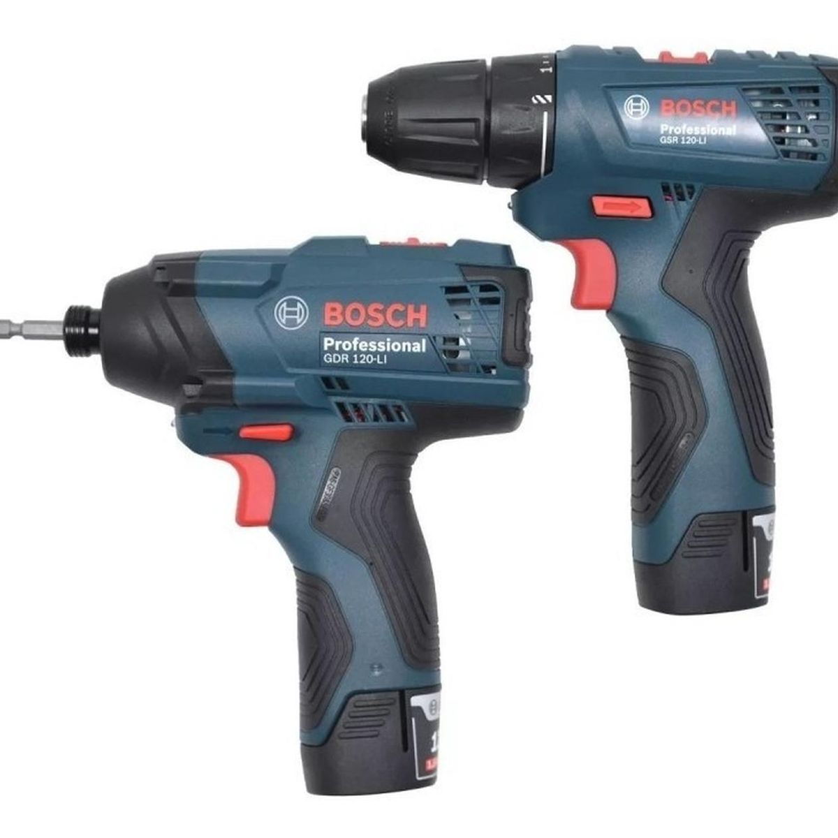 BOSCH - Atornillador Impacto 14 GDR 120-LI+Taladro 38 12V GSR 120-LI Bosch