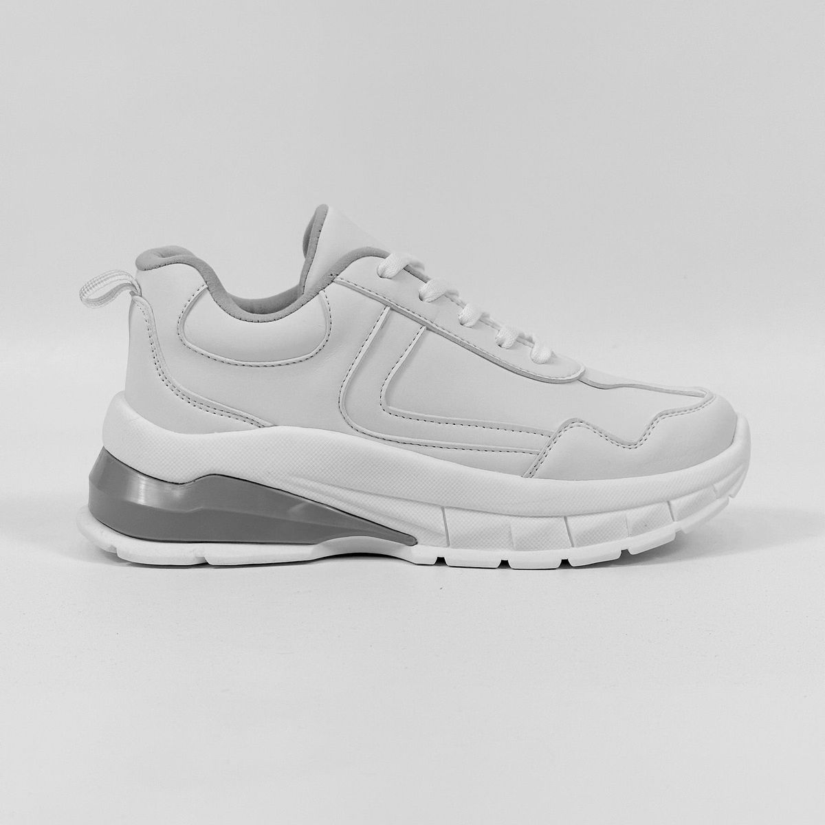 BASHIRA - Zapatilla Bashira Dallas White Horma Normal Plataforma Baja