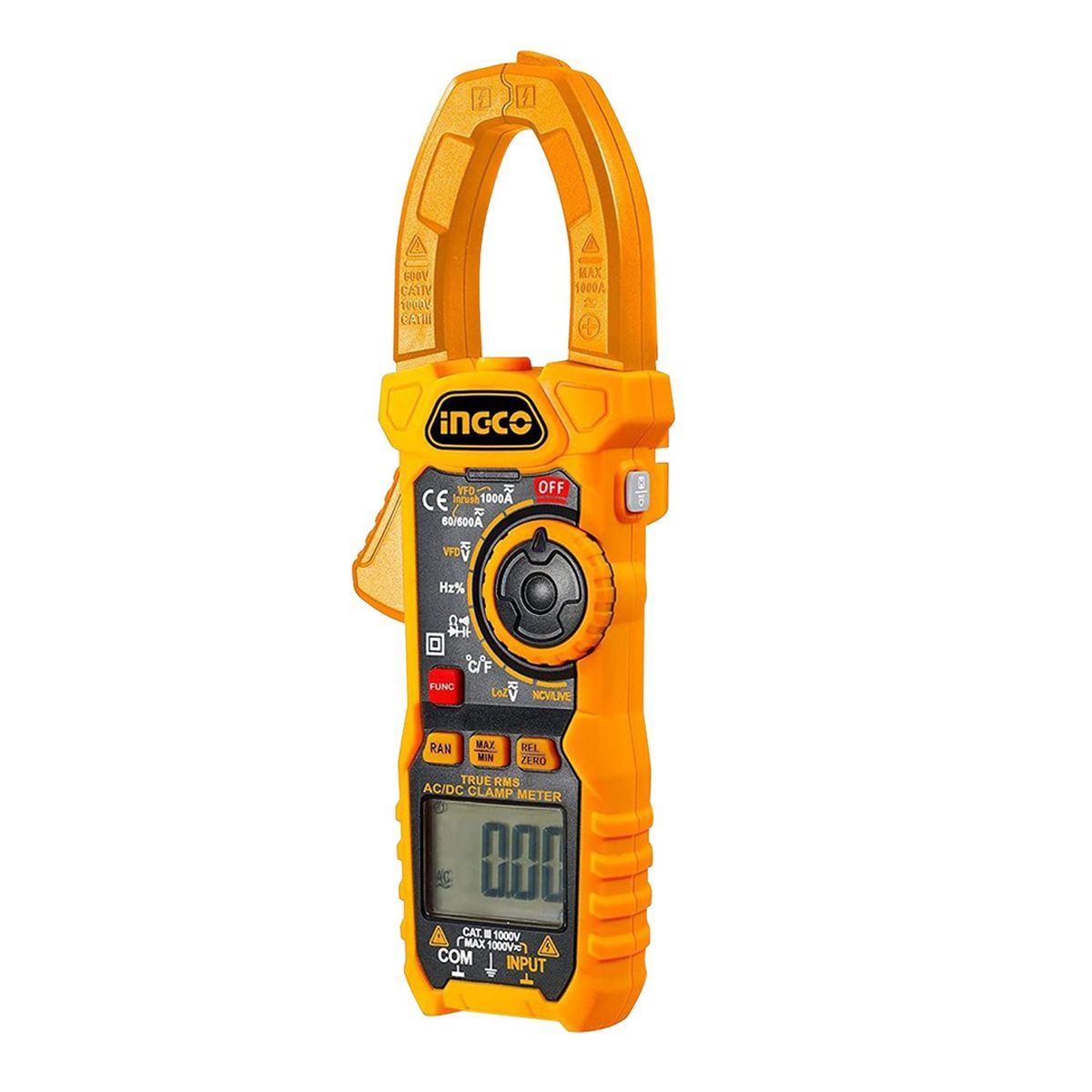 INGCO TOOLS - PINZA AMPERIMÉTRICA TENAZA DIGITAL AC 100AMP INGCO - DCM10004