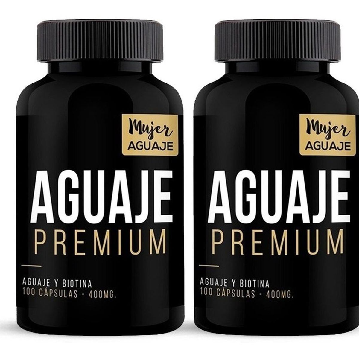 MUJER AGUAJE - Pack 02 Frascos Aguaje Premium Mujer Aguaje 100 Capsulas
