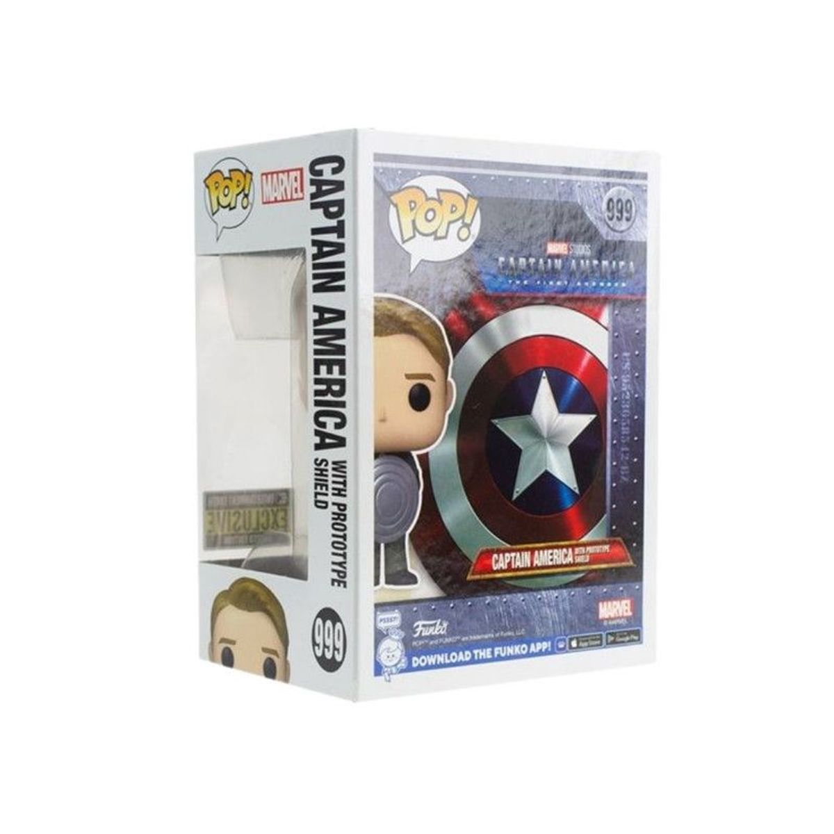 FUNKO - Funko Pop Marvel - Capitan America w Shield EE Exclusive