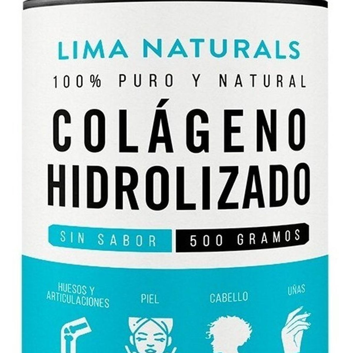LIMA NATURALS - 01 Pomo Colageno Hidrolizado Sin Sabor Lima Naturals 500 gr