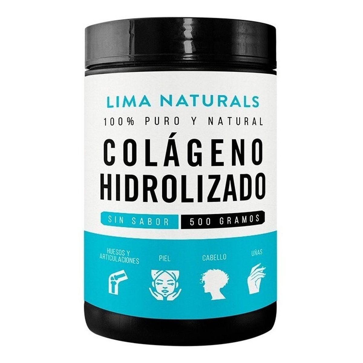 LIMA NATURALS - 01 Pomo Colageno Hidrolizado Sin Sabor Lima Naturals 500 gr