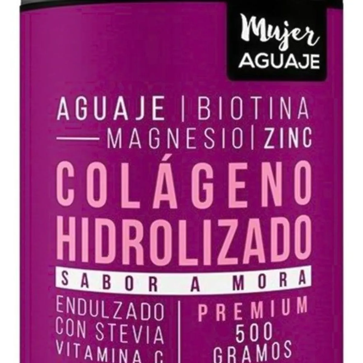 MUJER AGUAJE - Colágeno Mujer Aguaje 500 g Sabor Mora