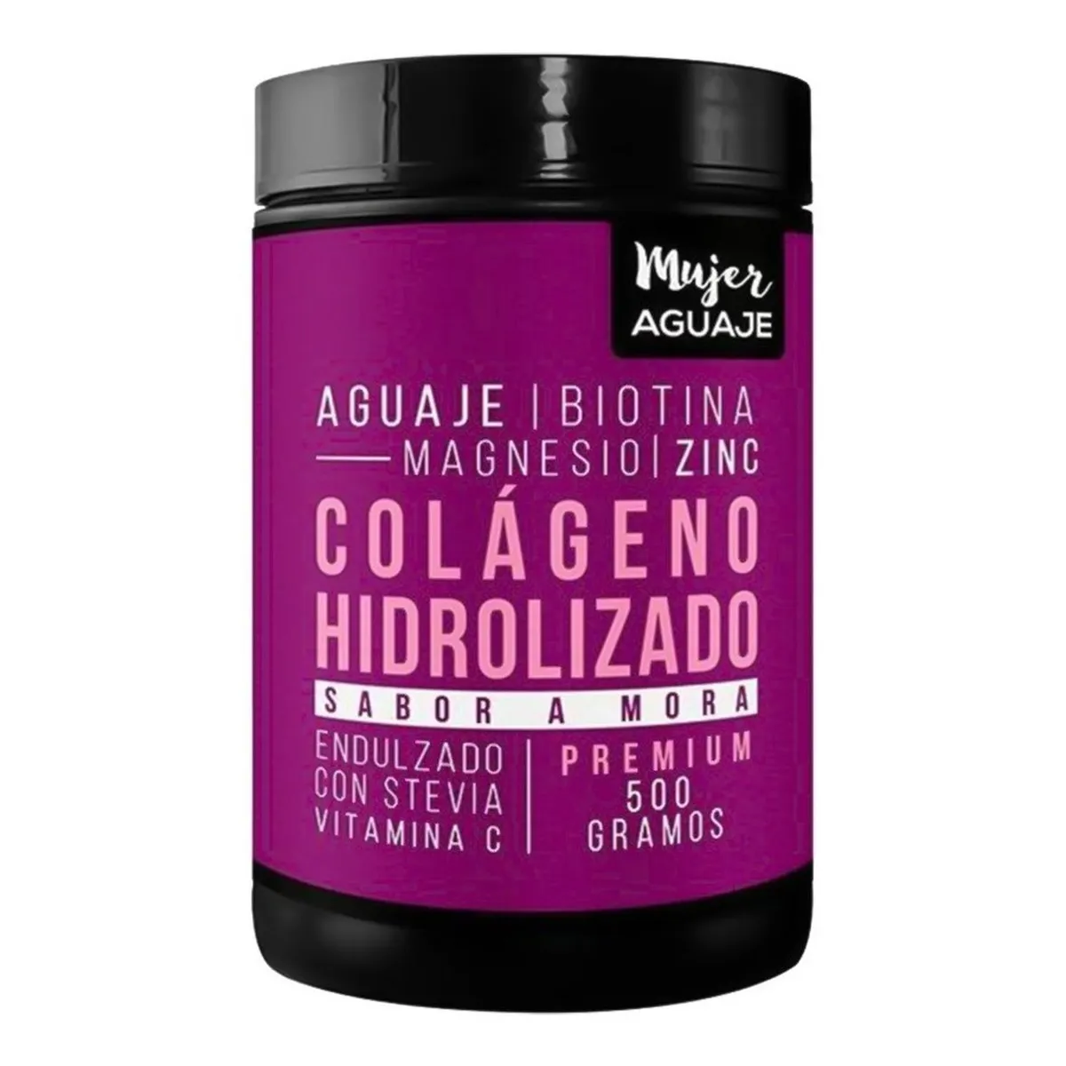 MUJER AGUAJE - Colágeno Mujer Aguaje 500 g Sabor Mora
