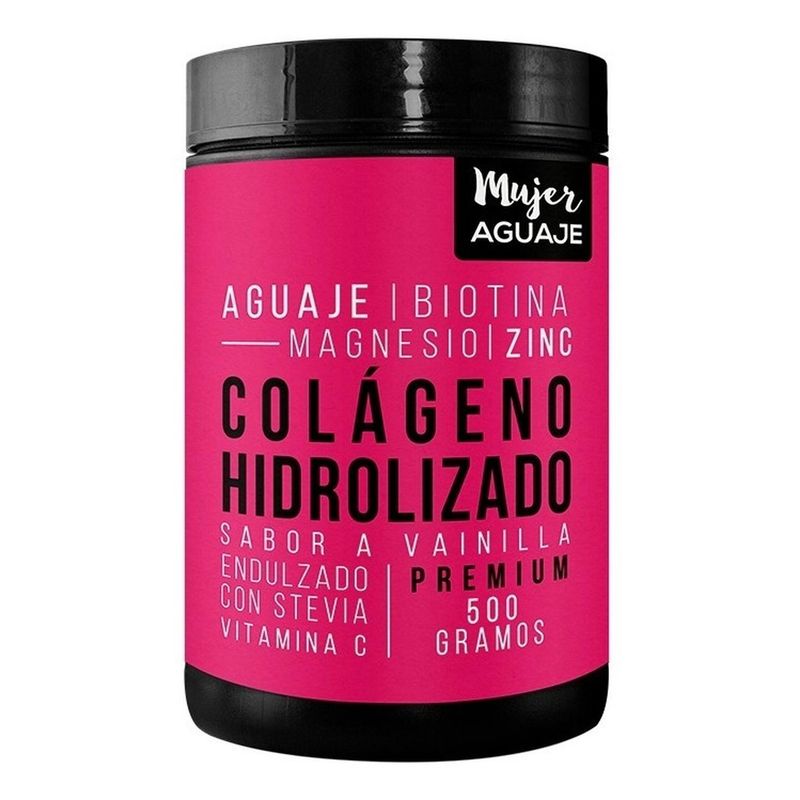 MUJER AGUAJE - 01 Pomo Colágeno Hidrolizado Vainilla 500G