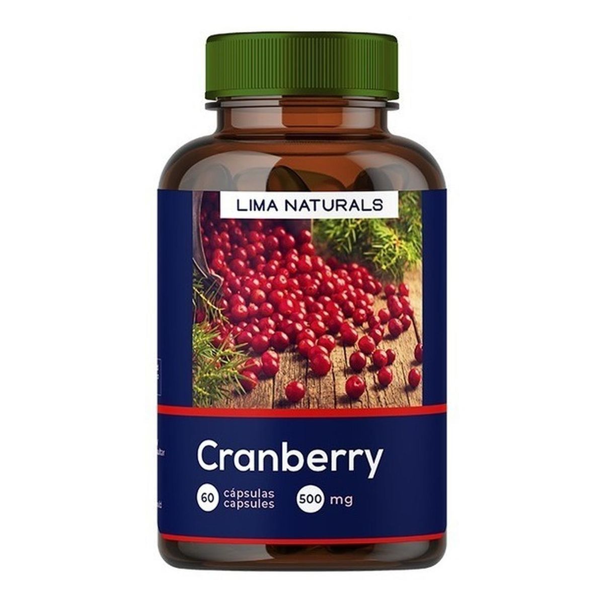LIMA NATURALS - 01 Frasco Cranberry Lima Naturals 60 Capsulas