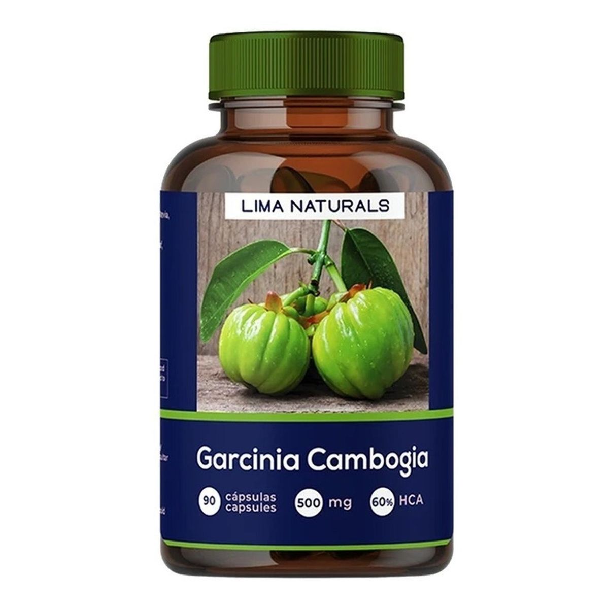 LIMA NATURALS - 01 Frasco Garcinia 90 Capsulas Lima Naturals