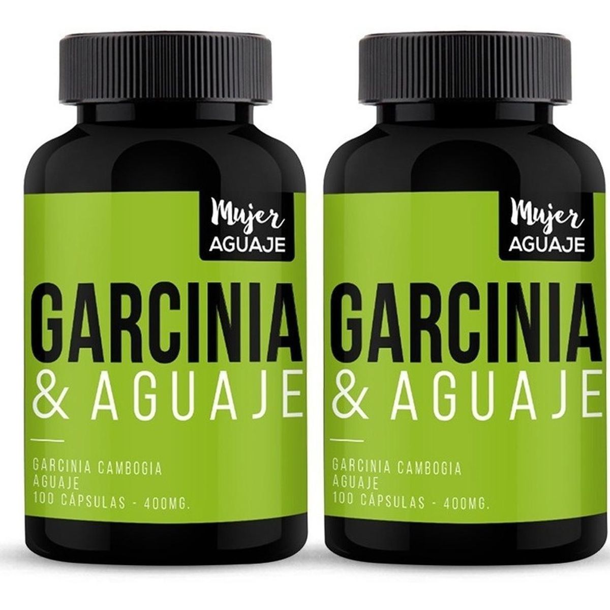 MUJER AGUAJE - Pack 02 Frascos Garcinia&Aguaje 100 Capsulas Mujer Aguaje