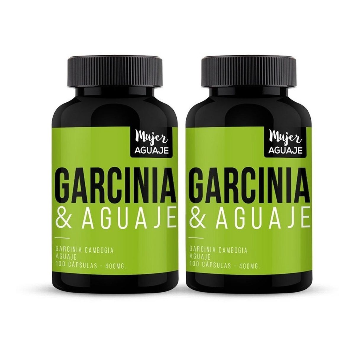 MUJER AGUAJE - Pack 02 Frascos Garcinia&Aguaje 100 Capsulas Mujer Aguaje
