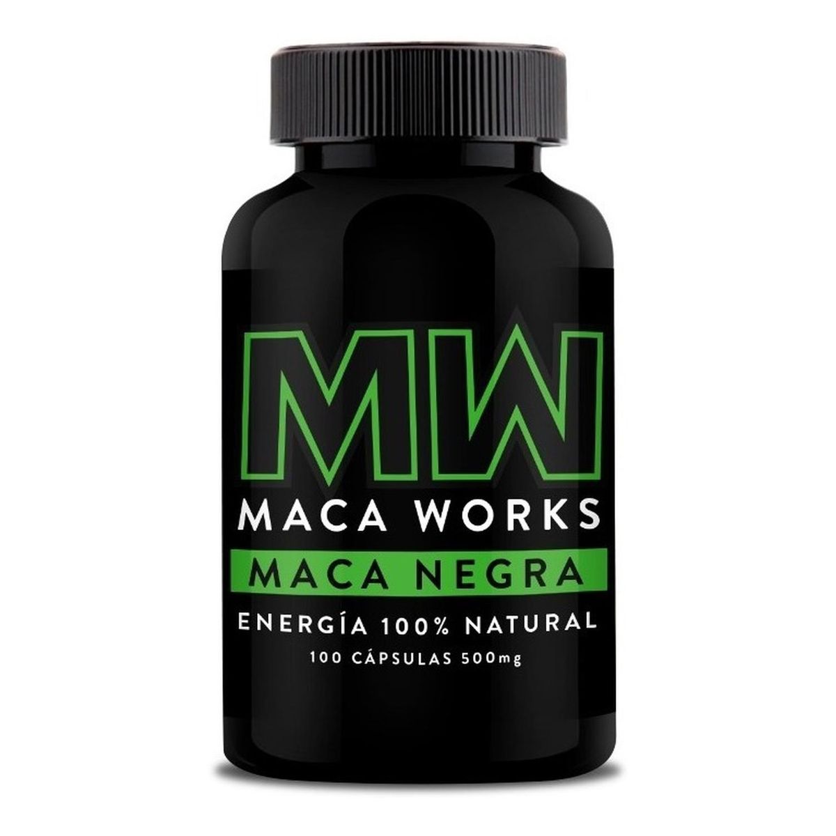 MACA WORKS - 01 Frasco Maca Negra Maca Works 100 Capsulas