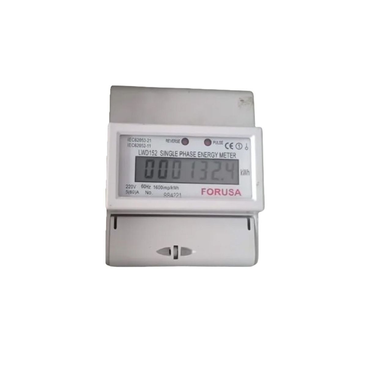 GENERICO - Medidor de Energía Forusa LCD 220V 60A Riel Din