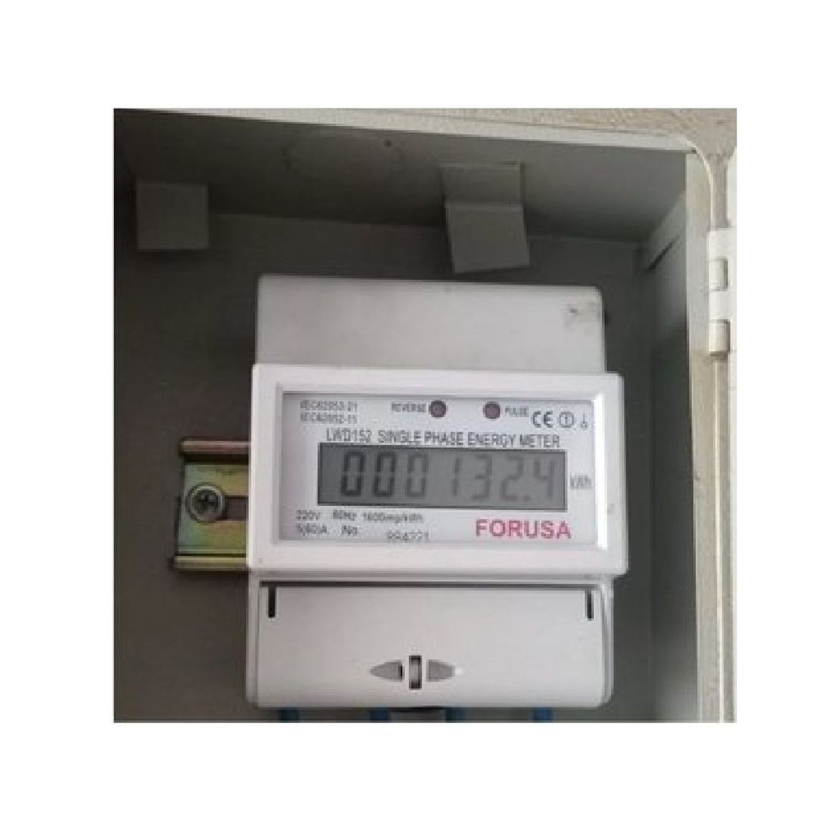 GENERICO - Medidor de Energía Forusa LCD 220V 60A Riel Din
